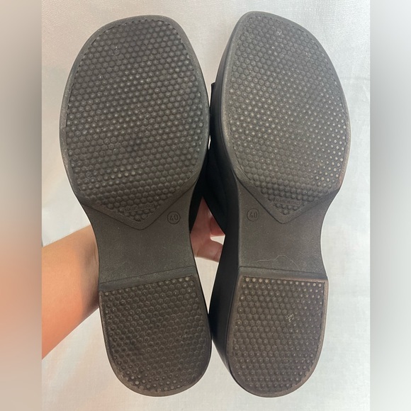 Steve Madden Y2k 90's Slinky 30 Slides‎ Sandals Platform Black (40=9/9.5) - Picture 2 of 4